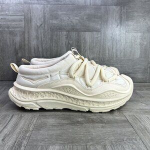 HOKA Ora Primo Recovery Men's size 13 Ivory Bone Mule